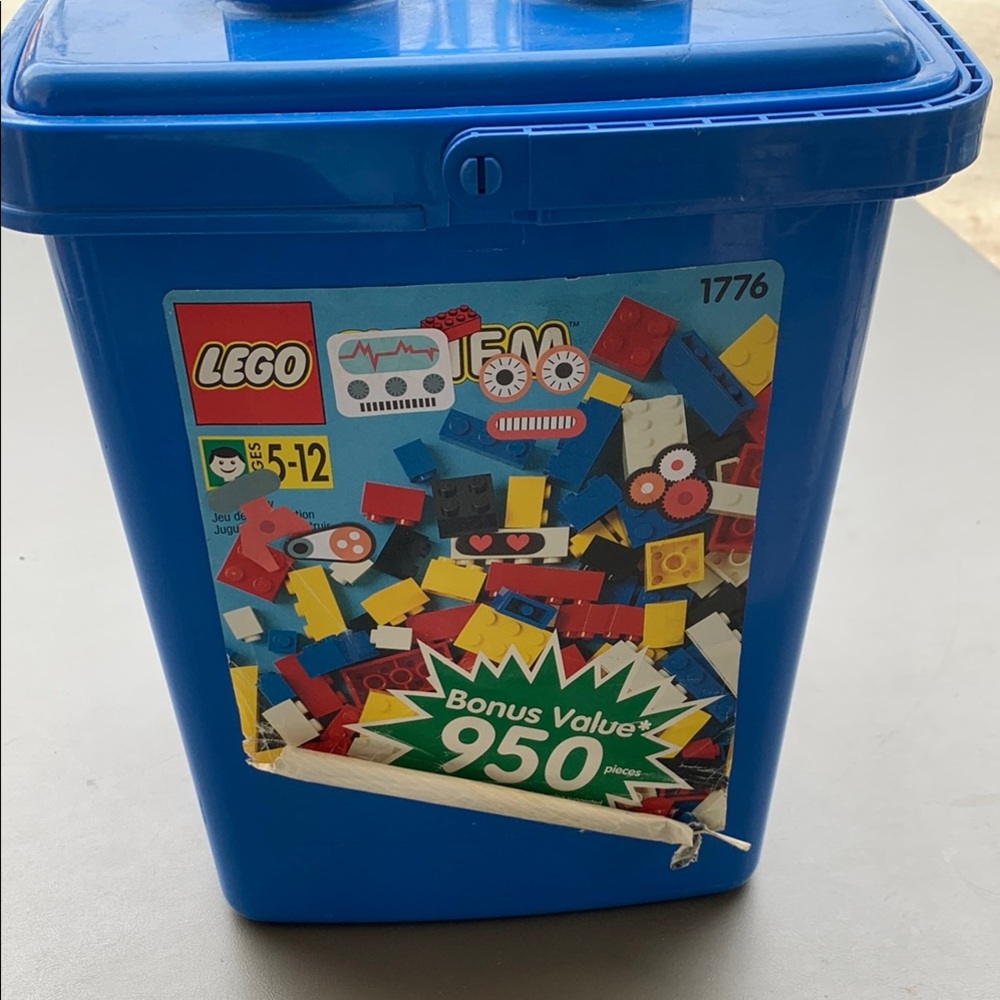 Lego Blue Building Set with Storage Bin